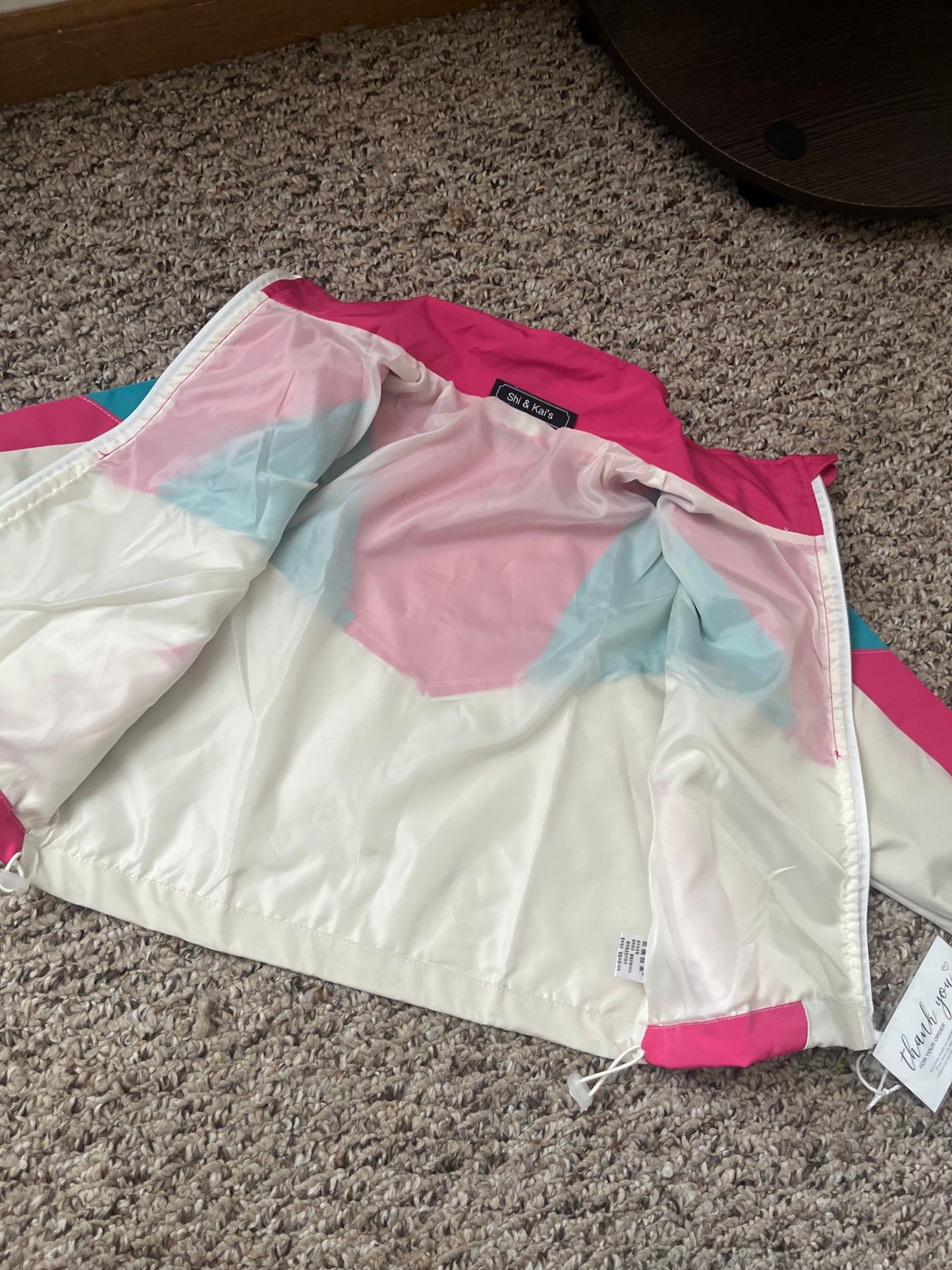 Wind breaker jacket.