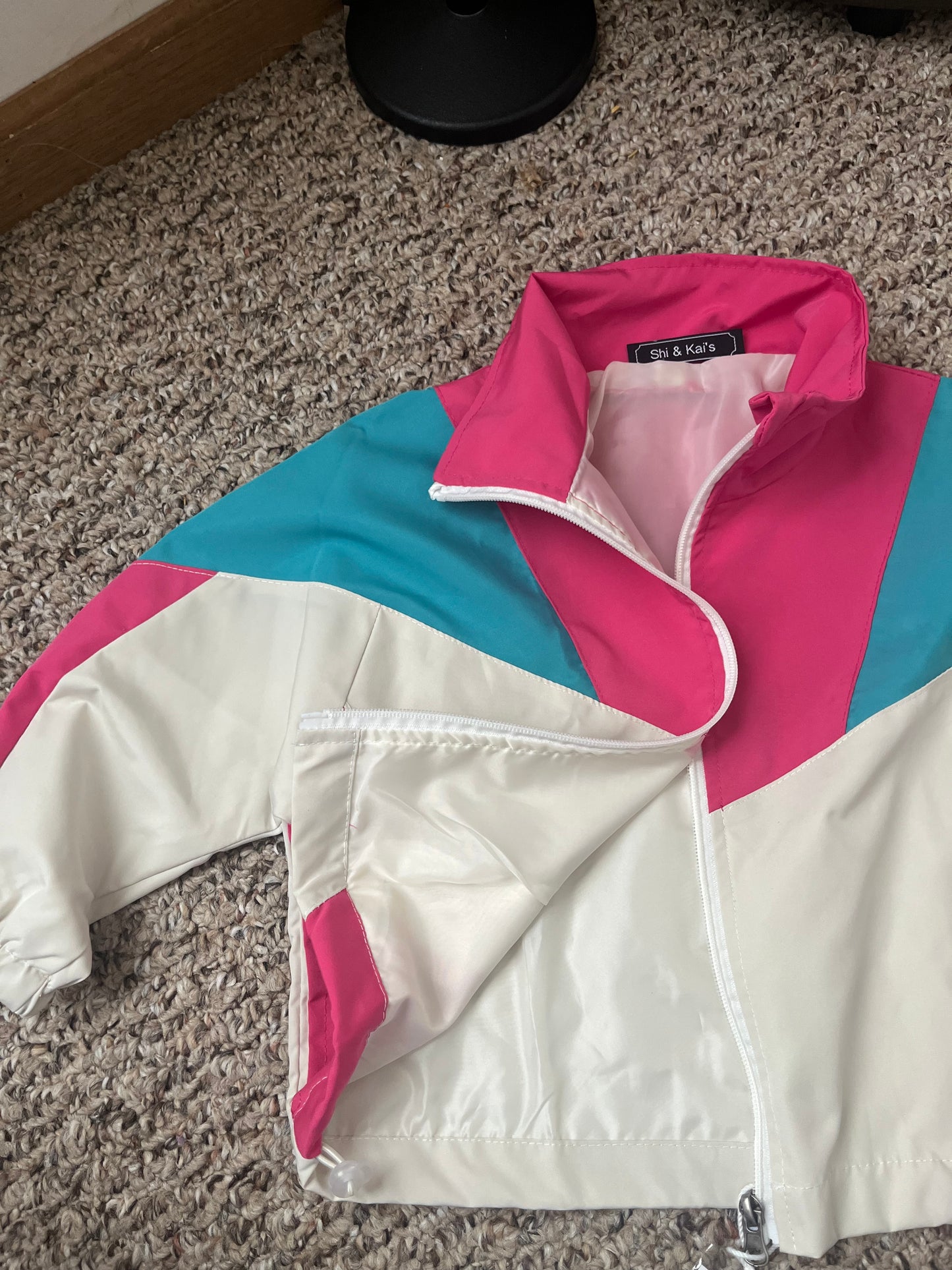 Wind breaker jacket.