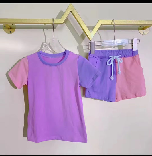 Tye dye short sets