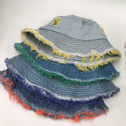 Denim bucket hat